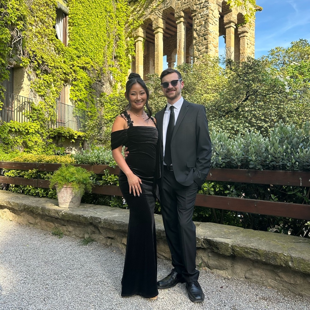 Elegant Black Off-Shoulder Gown